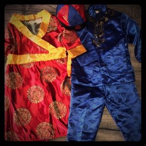 Chinese Formal Attire - Toddler Girl & Boy bundle